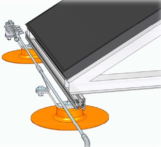 Solarfix línea de vida EN-795 C