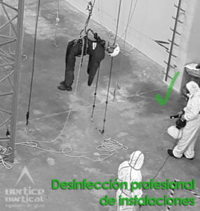 Desinfección profesional de instalaciones